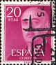 Spain - 1974 - General Franco - 20 Ptas - Rojo - Dictator, Army General - Edifil 2228 - 0